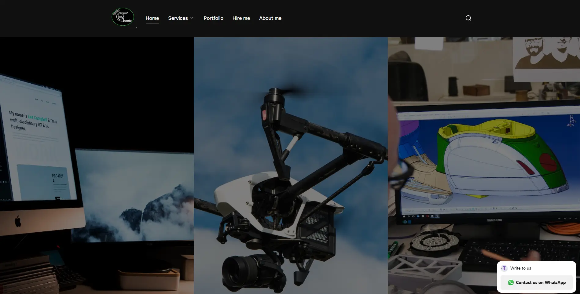 Desktop website preview